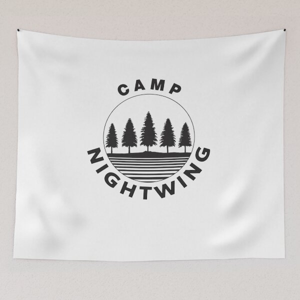 Item preview, Dark Monochrome Pine Forest Camp designed and sold by AlfonzoHuel.