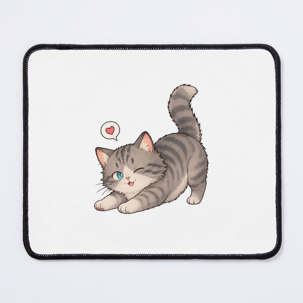 Item preview, Cute Tabby Cat With Heart - Adorable Pet Design designed and sold by SoyLamderma.