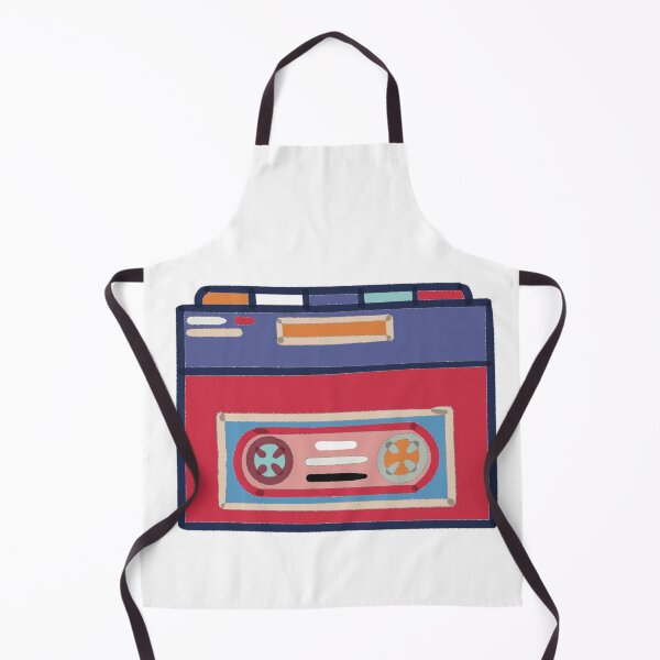 Item preview, Red & Purple Retro Cassette Tape - Colourful Vintage Line Drawing designed and sold by iampaulmorris.