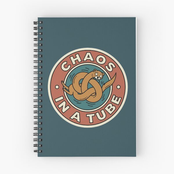 Item preview, Chaos In A Tube Funny Ferret Retro Badge designed and sold by DripCultureLab.