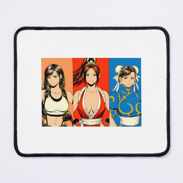 Item preview, Tifa  Mai Shiranui   Chun Li - 1 designed and sold by MonstrousOnMain.