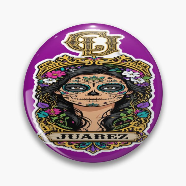Item preview, Juarez Day of the Dead Catrina Neon Portrait designed and sold by FABIOLA1970.