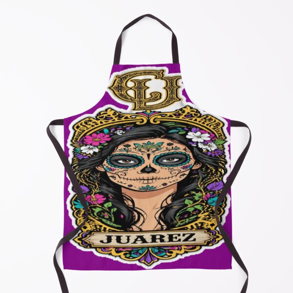 Item preview, Juarez Day of the Dead Catrina Neon Portrait designed and sold by FABIOLA1970.