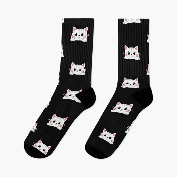 Item preview, Cute White Cat Face Kawaii Illustration designed and sold by SoyLamderma.