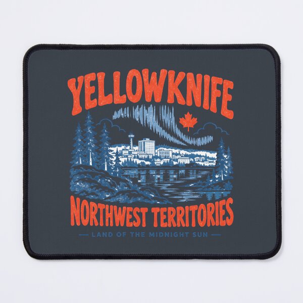 Item preview, Yellowknife Retro City designed and sold by HowToCanadian.