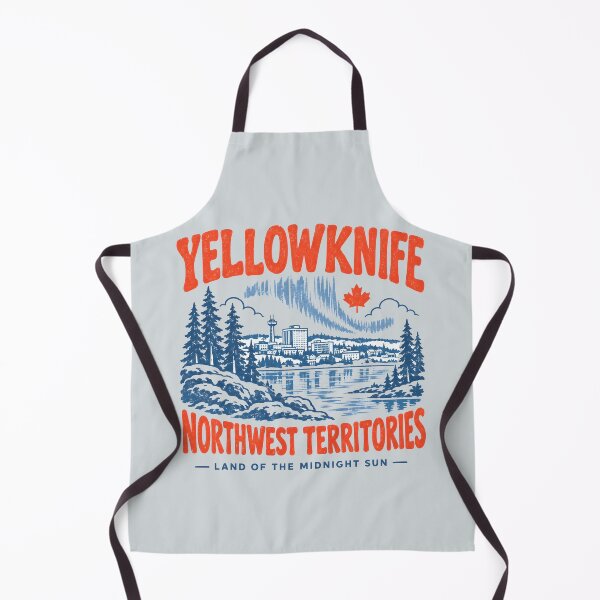 Item preview, Yellowknife Retro City designed and sold by HowToCanadian.