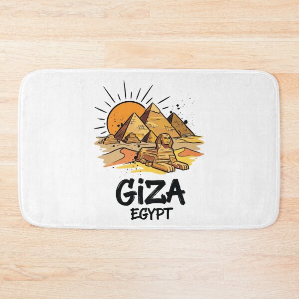 Item preview, Pyramids of Giza Egypt Ancient Art Print designed and sold by Merch by Das Design Studio.