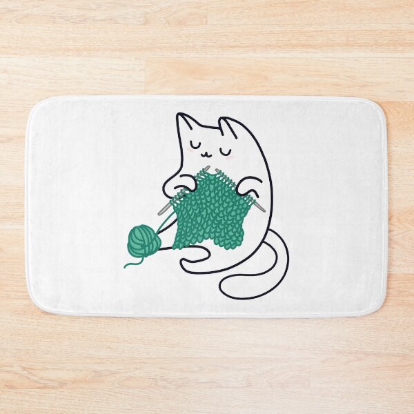Artikelvorschau, Strickkatze Grün entworfen und verkauft von mismesss.