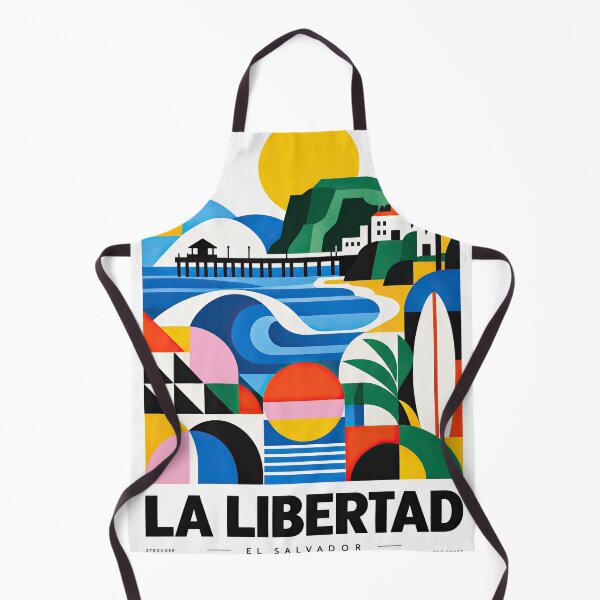 Item preview, Colorful retro travel poster depicting a tropical coastal designed and sold by ckybe.