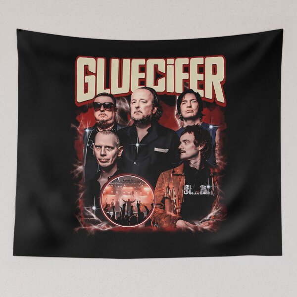 Item preview, G L U E C I F E R Norwegian Hard Rock Band designed and sold by dezelltara0.
