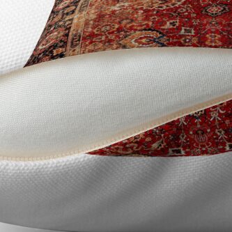 Alternate view of 17th Century Afghanistan Rug Print Floor Pillow
