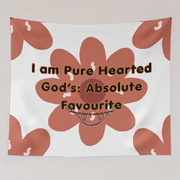 Item preview, Pure Hearted God's Absolute Favourite - Divine & Inspirational Minimalism designed and sold by UnifyingSyntax.