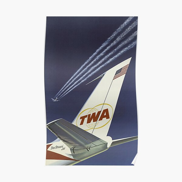 1960's TWA Travel Poster Poster