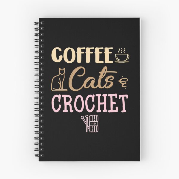 Item preview, Coffee Cats And Crochet Cute Crocheting Design For Cat Lovers designed and sold by mismesss.