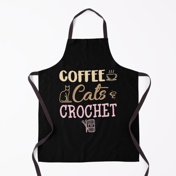 Item preview, Coffee Cats And Crochet Cute Crocheting Design For Cat Lovers designed and sold by mismesss.