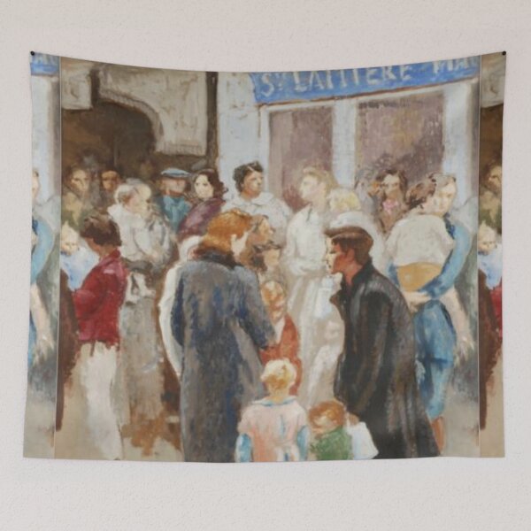 Item preview, Paris Under Occupation, the Line for Milk designed and sold by SharonTheFirst.