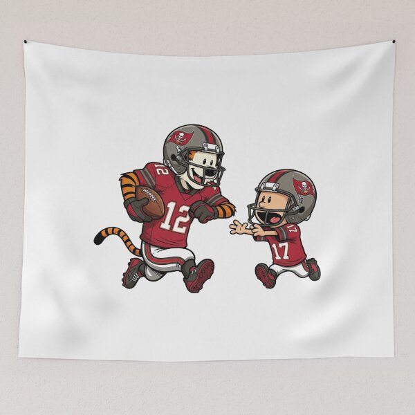 Item preview, Calvin And Hobbes Playing Football Fan Tampa Bay Team designed and sold by DamianRoy88.