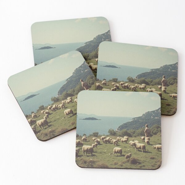 Item preview, Sheep on pasture in Dalmatia designed and sold by Creative artist shop.