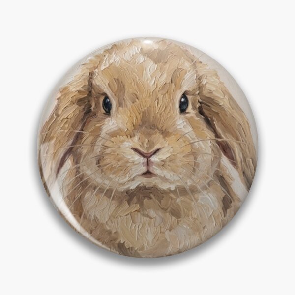 Item preview, Cute Light Brown Lop Eared Bunny Portrait with Strawberry Wreath designed and sold by anti-wasabi-jp.