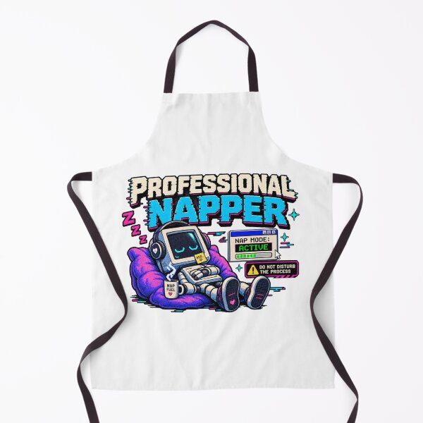 Item preview, Professional Napper – Retro Pixel Sleep Humor designed and sold by Mad Factory Designs.