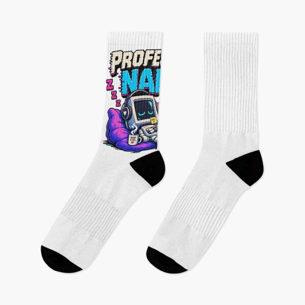 Item preview, Professional Napper – Retro Pixel Sleep Humor designed and sold by Mad Factory Designs.