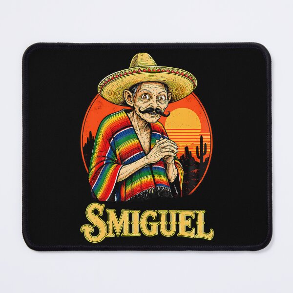 Item preview, Smiguel Mexican Sombrero Vintage Mexican Culture Mashup Meme designed and sold by Neonmorphy.