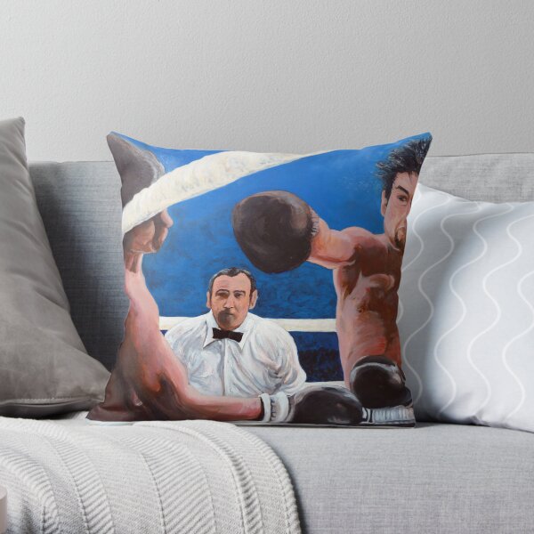 Raging Bull Throw Pillow
