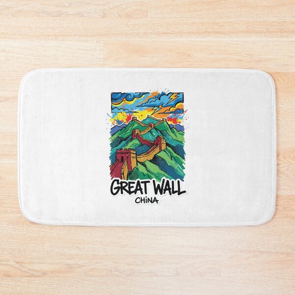 Artikelvorschau, Kunstdruck „Chinesische Mauer“ entworfen und verkauft von Merch by Das Design Studio.