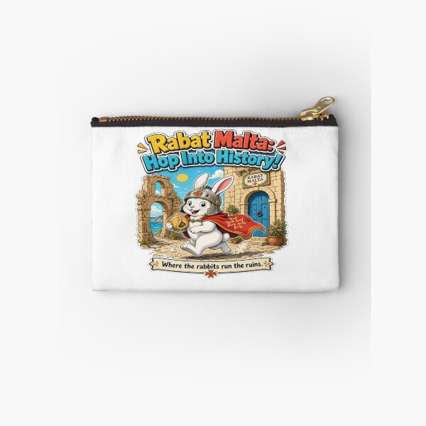 Item preview, Rabat Malta: Hop Into History - Cute Rabbit & Ruins Travel T-Shirt designed and sold by Sushikidsntoddlers.