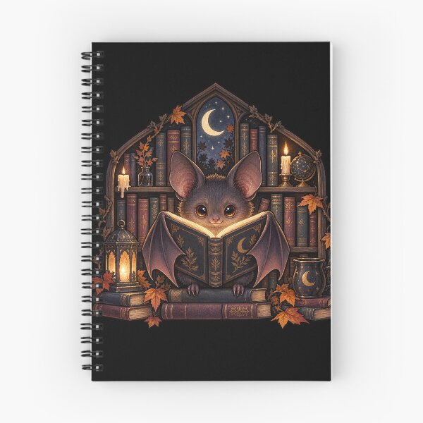 Item preview, Reading bat in the lunar library designed and sold by SasukiMedia.