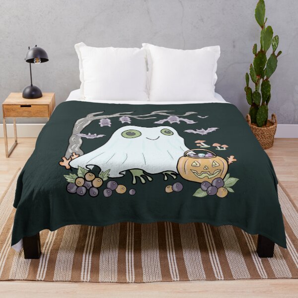 Item preview, Frog Ghost Halloween | Cute Spooky Cottagecore & Goblincore Trick or Treat designed and sold by LeshanArt.