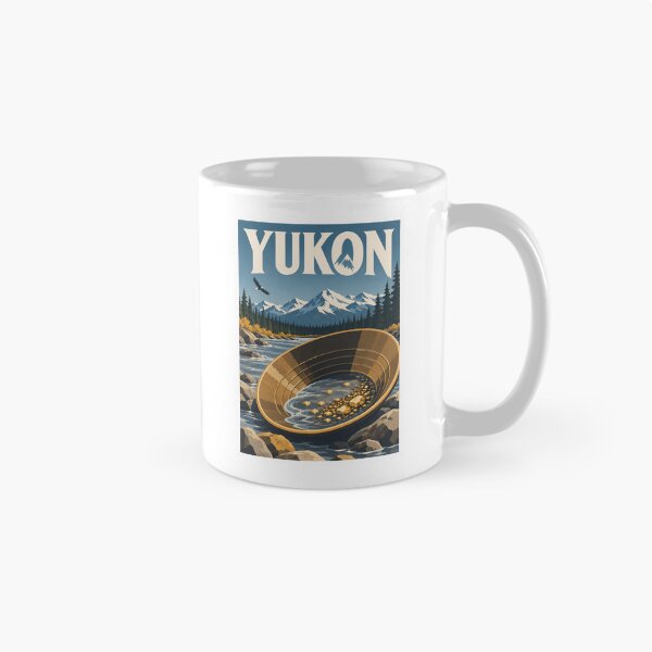 Item preview, Yukon Gold Panning Travel Poster designed and sold by Beyond Destinations.