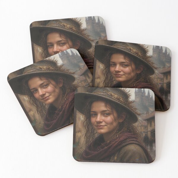 Item preview, Cinematic Watercolor Fantasy Girl Portrait designed and sold by Holub Art Studio & design.