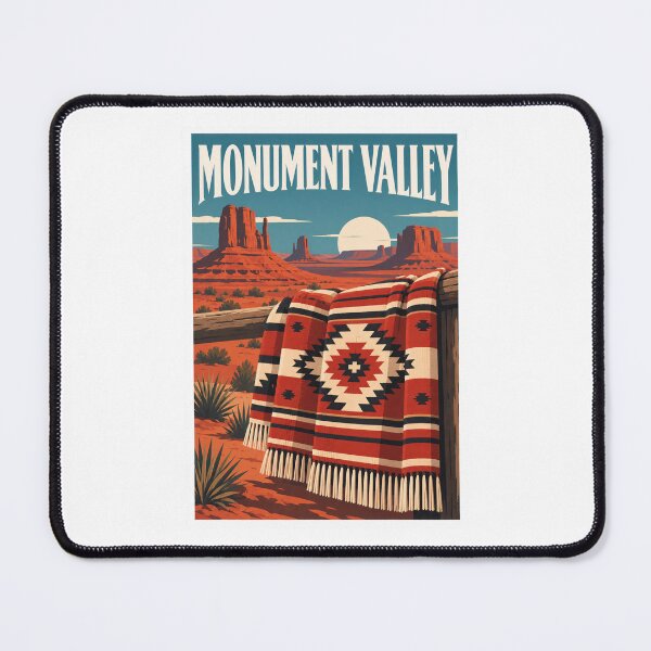 Item preview, Monument Valley Blanket Travel Poster designed and sold by Beyond Destinations.