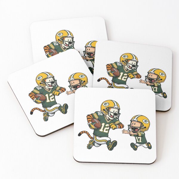 Item preview,  Calvin And Hobbes Playing Football Fan Green Bay Team designed and sold by DamianRoy88.