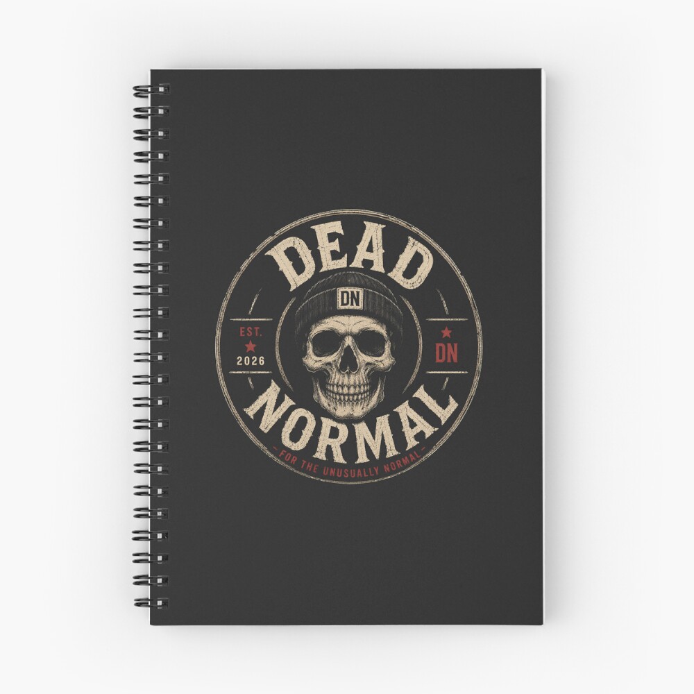 Item preview, Spiral Notebook designed and sold by DeadNormal.
