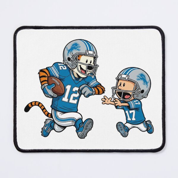 Item preview, Calvin And Hobbes Playing Football Fan Detroit  Team designed and sold by DamianRoy88.