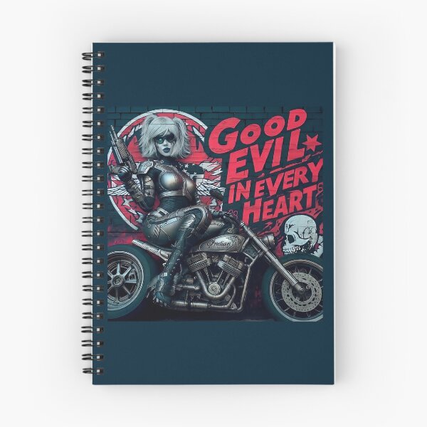 Item preview, Cyberpunk Chopper Biker Mercenary Girl designed and sold by Voodoo Store Paranormal Collections.