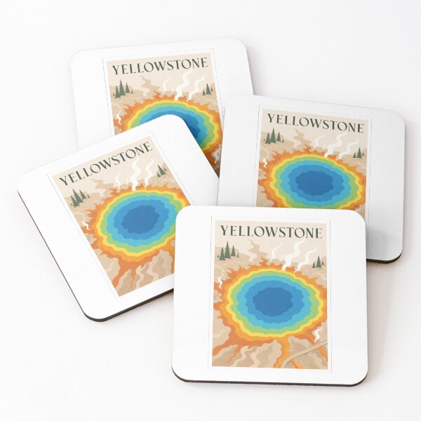 Item preview, Yellowstone Grand Prismatic Spring Poster designed and sold by Beyond Destinations.