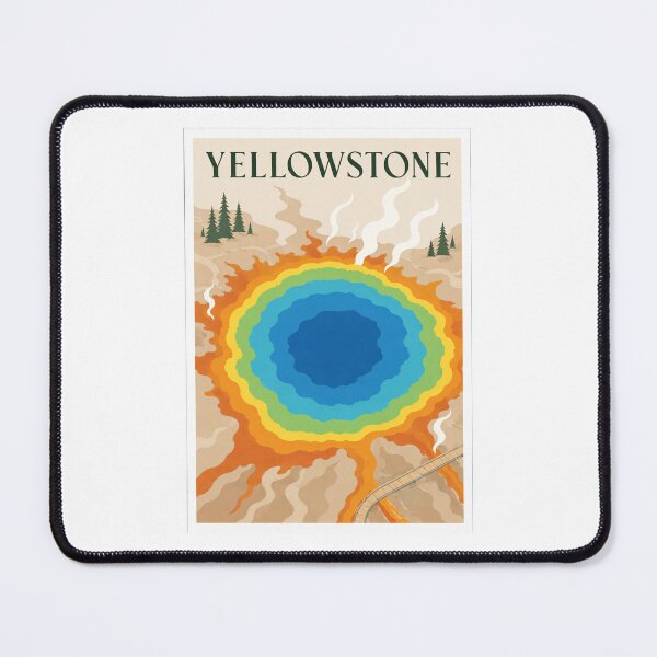 Item preview, Yellowstone Grand Prismatic Spring Poster designed and sold by Beyond Destinations.