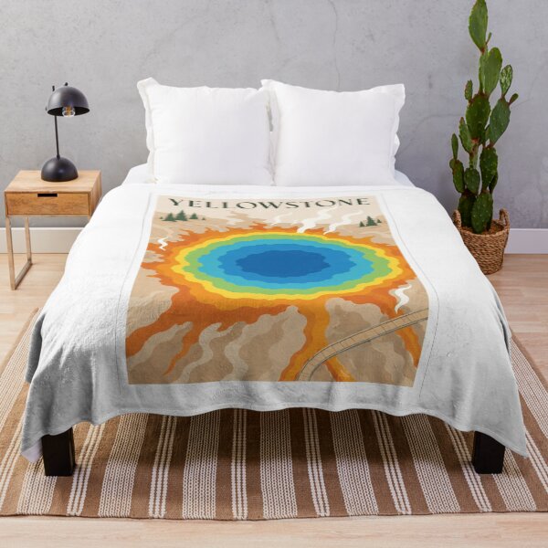 Item preview, Yellowstone Grand Prismatic Spring Poster designed and sold by Beyond Destinations.