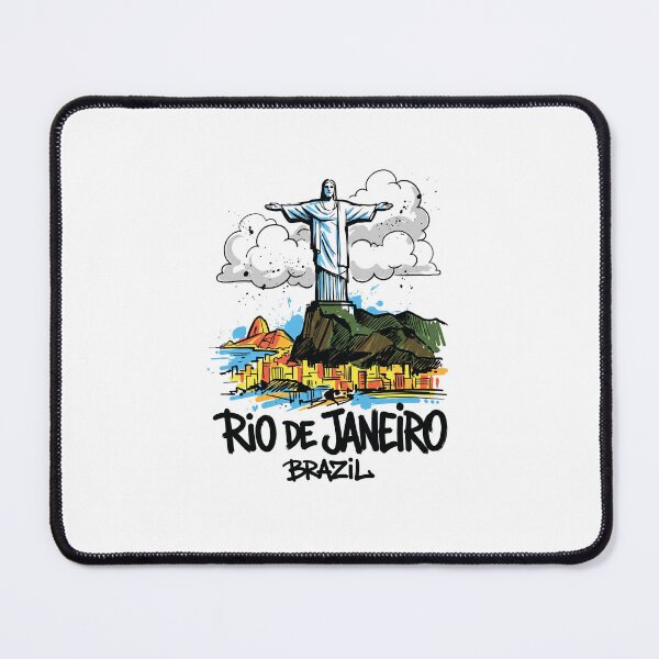 Item preview, Christ the Redeemer Rio Brazil Art Print designed and sold by Merch by Das Design Studio.