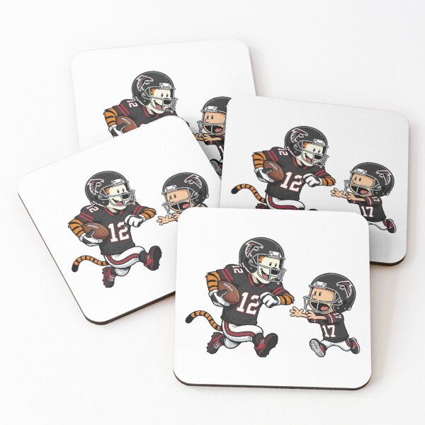 Item preview,  Calvin And Hobbes Playing Football Fan Atlanta Team designed and sold by DamianRoy88.