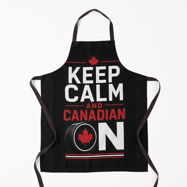 Item preview, Calm and Canadian On Vintage Hockey Parody designed and sold by Sybille-Yates.