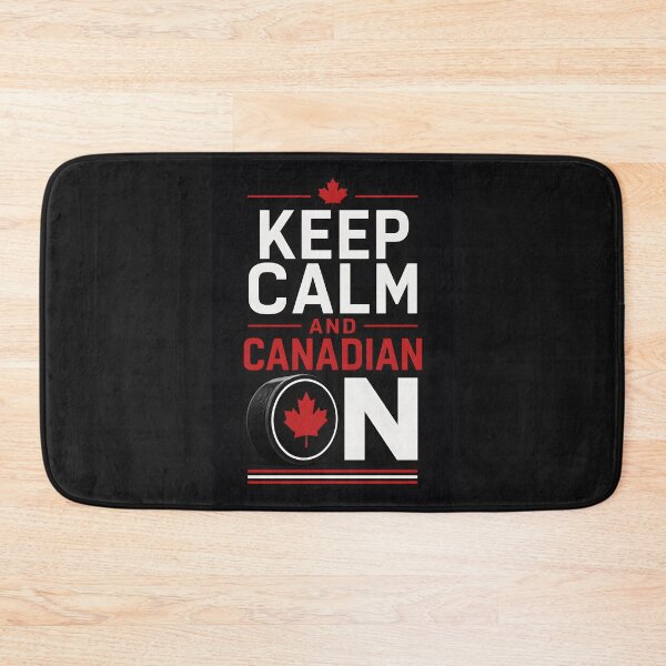 Item preview, Calm and Canadian On Vintage Hockey Parody designed and sold by Sybille-Yates.