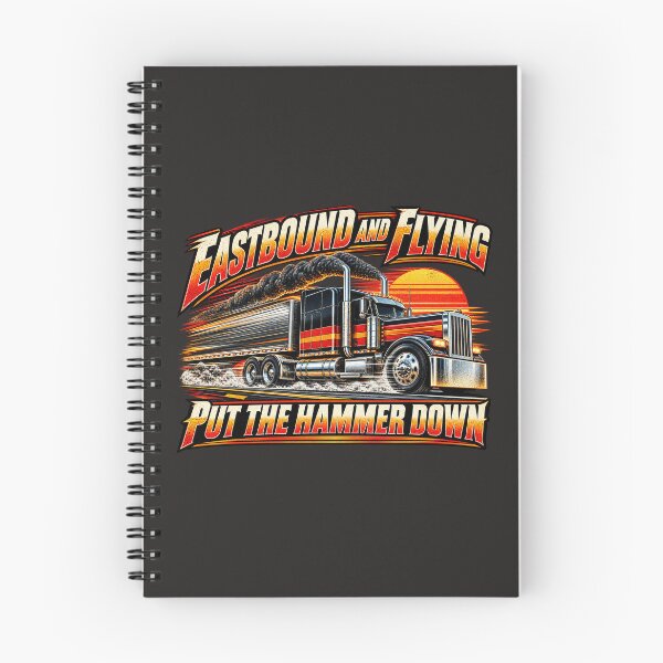 Item preview, Eastbound And Flying | Put The Hammer Down | Vintage Big Rig Art designed and sold by NomadForge.