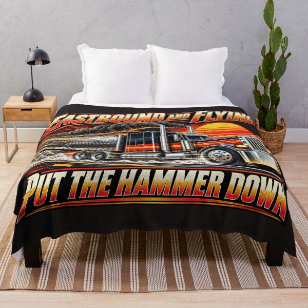 Item preview, Eastbound And Flying | Put The Hammer Down | Vintage Big Rig Art designed and sold by NomadForge.