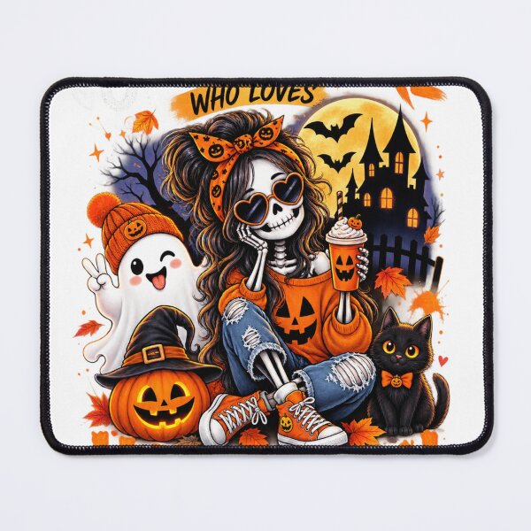 Item preview, ust A Girl Who Loves Halloween Skeleton Clipart designed and sold by issacnova.
