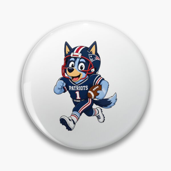 Item preview, Bluey New England Patriots Game Day designed and sold by AnderAuer.