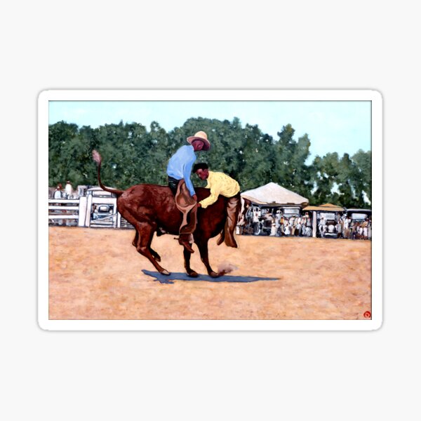 Cowboy Conundrum Sticker